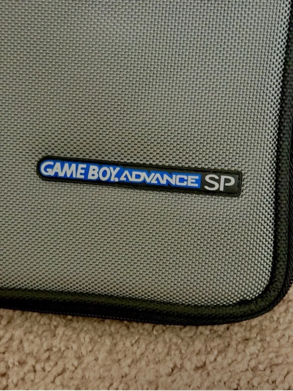 Vintage Nintendo GameBoy Advance SP Official Carrying Case Travel Bag Soft 2003
